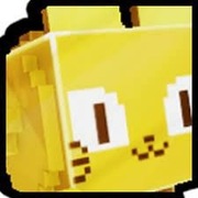 Golden Huge Pixel Cat Pet Simulator 99