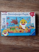 Ravensburger - Puzzle Baby Shark 2x12 elem. 051236