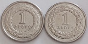 1zł złoty 2013 r. x 2 szt. cienkie i grube litery