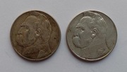 10 zł  1936 r., 1937 r. - Józef Piłsudski - 2 szt.