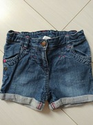 Jeansowe spodenki dla dziewczynki rozmiar 122