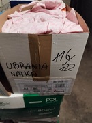 Ubrania dla dziecka 116/122 karton