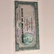 Banknot 100 escudos ( Mozambik )
