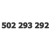 502 293 292 ZŁOTY NUMER ORANGE F.VAT