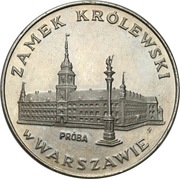 PRÓBA Nikiel 100 złotych 1974 - Zamek Królewski 