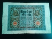 Niemcy. 100 marek 1920