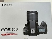 Lustrzanka Canon EOS 70D korpus