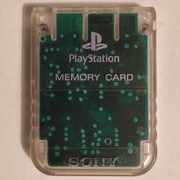 Memory Card Karta Pamięci PSX PS1 One PS2 Crystal