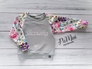 Bluza ślicznotka szara PaMini Handmade r 92