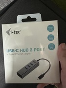 I-TEC USB-C METAL HUB 3 PORT + GIGABIT ETHERNET