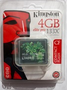 Kingston CF 4GB Compact Flash 4GB Elite Pro 133X