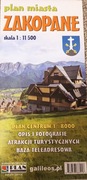 Zakopane plan miasta 1:11 500 Galileos