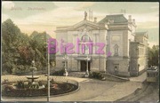 BIELSKO BIAŁA Bielitz, Stadttheater tramwaj 1909