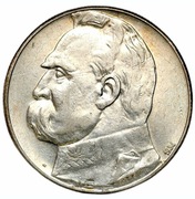 Moneta obiegowa II RP 10zl Józef Piłsudski 1934r 