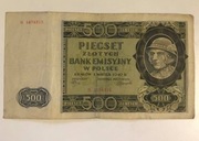 500 złotych 1940 seria B Góral