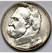 Moneta obiegowa II RP Józef Piłsudski 5zl 1934r 
