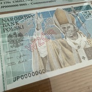50zł Jan Paweł II WZÓR no.65 PMG67 EPQ banknot NBP