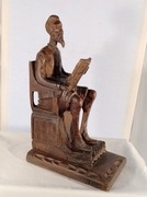 Don Kichot. Hiszpańska rzeźba. Drewno