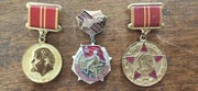 Medale odznaczenia Rosja ZSRR 3 szt