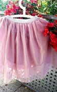 Różowa spódnica tiulowa