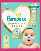 Wyprzedaż Pampers Premium Care 1 72 szt