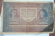 Banknot 5000 Marek polskich 1920