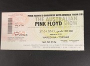 Bilet z koncertu THE AUSTRALIAN PINK FLOYD 2011