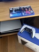 Konsola SONY PS5 z napędem + 1 Pad + 2 GRY 