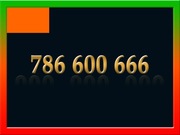 786 600 666 ZŁOTY NUMER STARTER ORANGE NA KARTĘ