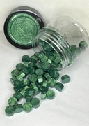 Wosk lak do pieczęci - zielony butelkowy perłowy