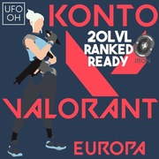 Konto Valorant Ranked Ready 20lvl