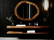   lustra do łazienki  drewniane dekoracyjne