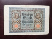 100 marek Rzesza Niemiecka 1920 rok ładna!!!