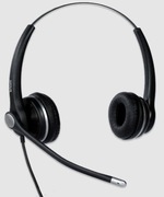 Słuchawki SNOM A100D przewodowe stereo QD