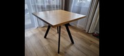 Stół rozkładany (prawie) nowy 90cm x 90-240 cm