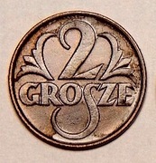 Moneta obiegowa II RP 2gr 1928r 