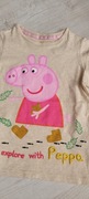 M&S Urocza bawełniana bluzeczka Świnka Pepa 110 