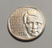 10 złotych 1967 - Maria Skłodowska Curie 