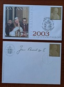 Watykan + Polska FDC 3867  wydanie wspólne  2003