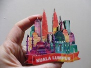 Zagraniczny magnes na lodówkę Malezja Kuala Lumpur