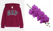 GAP bluza z kapturem w kolorze orchidei 10 11 lat