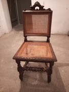 Krzesło stare dębowe eklektyk