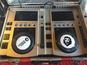 Pioneer cdj100s x2 odtwarzacze DJ walizka chinche
