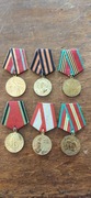 Medale odznaczenia Rosja ZSRR 6 szt