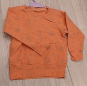 Bluza z długim rękawem śnieżynki, świąteczna r. 98