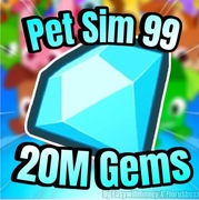 Pet Simulator 99 20M gemów Roblox Ps99 20M gems