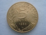Francja 5 centimes 1983