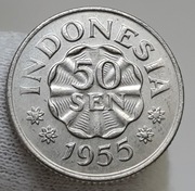 INDONEZJA 50 SEN 1955