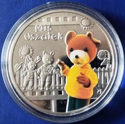 Niue 2010 - Srebrna moneta - Miś Uszatek - 1$