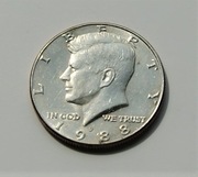 1/2 dolar 1988 D half dollar Kennedy Stan!!!